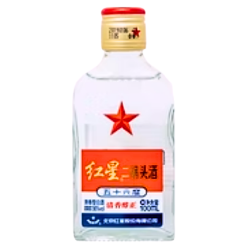 Red Star Peking Er Guo Tou Chiew 56%-紅星二鍋頭酒-100ml-WIN402B