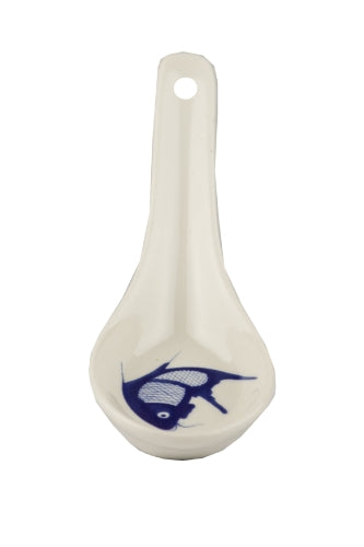 Rice Spoon Blue Carp-藍色魚紋匙更-1pcs-KITCUT405