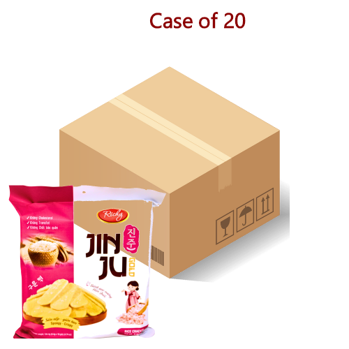 Load image into Gallery viewer, Richy Jinju Golden Pink Salt Rice Cracker-RICHY 粉紅鹽味米餅-134g-SNACRJ102-20
