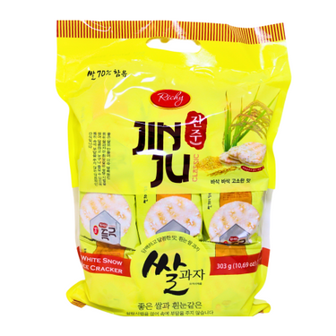 Richy Jinju White Snow Rice Cracker – Yau Brothers & Co Limited
