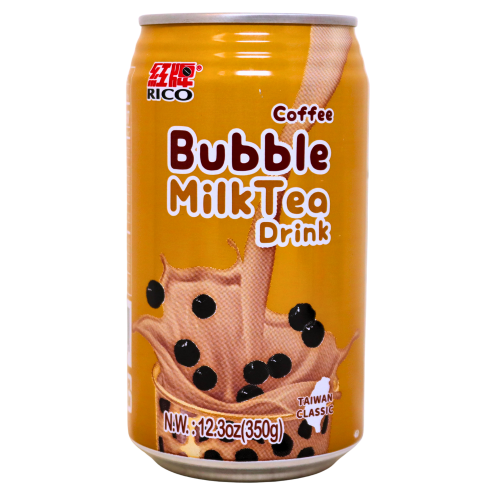 Rico Bubble Milk Tea Drink - Coffee Flavour-紅牌咖啡珍珠奶茶-350g-DRIRC107