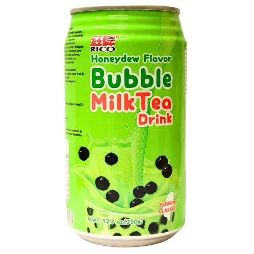 Rico Bubble Milk Tea Drink - Honeydew Melon-紅牌香蜜瓜珠奶茶-350g-DRIRC105