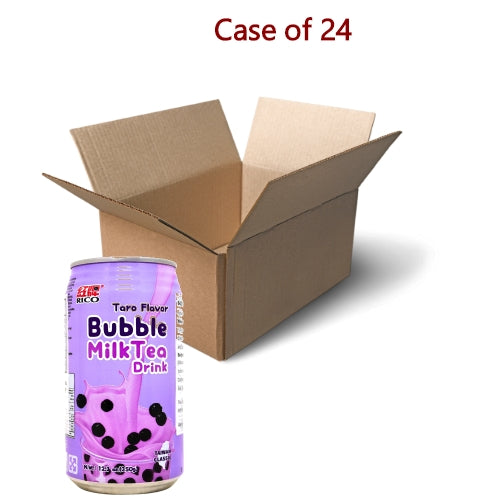 Rico Bubble Milk Tea Drink - Taro-紅牌香芋珍珠奶茶-350g-DRIRC104-24