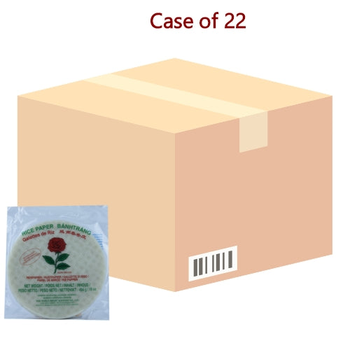 Rose Rice Paper 22cm-8.5"越南春卷皮(米紙)-454g-WRAP503-22