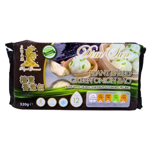 Royal Gourmet Plantbased Green Onion Bao (8)-美膳素香葱包 (8)-320g-DIMRG109