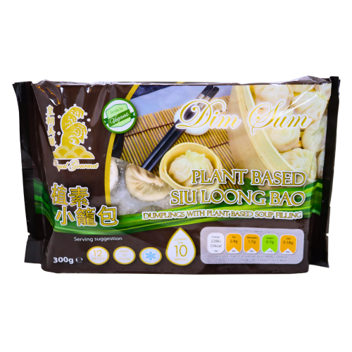 Royal Gourmet Plantbased Siu Loong Bao (12)-美膳素小籠包 (12)-300g-DIMRG217