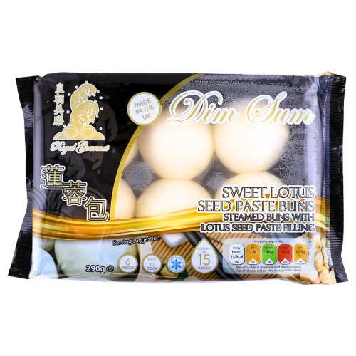 Load image into Gallery viewer, Royal Gourmet Sweet Lotus Seed Paste Bun-美膳蓮蓉包-290g-DIMRG105
