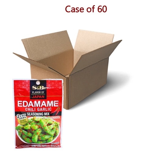 S&B Edamame Seasoning - Chilli Garlic-蒜香辣味毛豆調味料-25_2g-JPN636-60