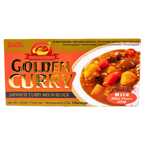 S&B Golden Curry Sauce Mix - Mild-日本咖喱醬 - 温和-220g-CUR406