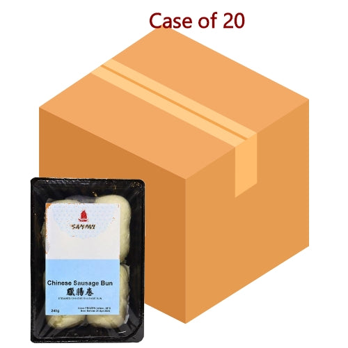 Sam Pan Chinese Sausage Bun (4)-舢舨臘腸卷-240g-DIMSP105-20