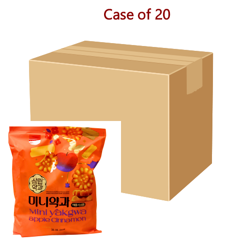 갤러리 뷰어에 이미지 로드, Samlip Mini Yakgwa Cookie - Apple Cinnamon-韓國三立迷你蘋果肉桂藥菓-200g-SNACSL103-20
