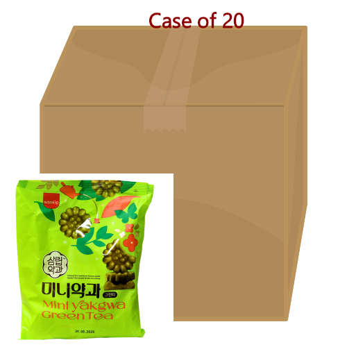 Tải hình ảnh vào trình xem Thư viện, Samlip Mini Yakgwa Cookie - Green Tea-韓國三立迷你綠茶藥菓-200g-SNACSL104-20
