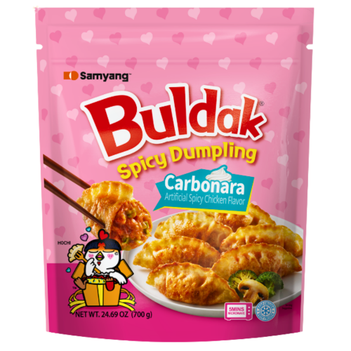 Samyang Carbonara Hot Chicken Flavour Gyoza Dumpling-三養奶油火雞餃子-700g-DUMSY104