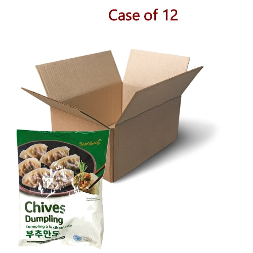Samyang Chives Gyoza Dumpling-三養韭菜餃子-600g-DUMSY101-12