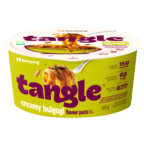 Samyang Tangluccine (Bulgogi Alfredo Pasta) Big Bowl-三養 Tangle 韓式烤肉奶油味意大利粉(大碗)-105g-INSY131