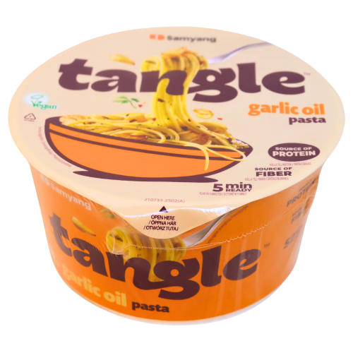 Samyang Tangluccine (Garlic Oil Pasta) Big Bowl-三養 Tangle 蒜油味意大利粉 (大碗)-105g-INSY134