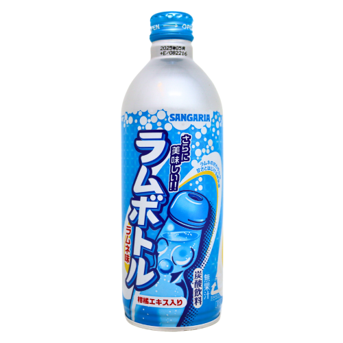 *Sangaria Ramu Bottle Ramune Soda 500ml*-*日本波子汽水原味*-500ml-DRISA203