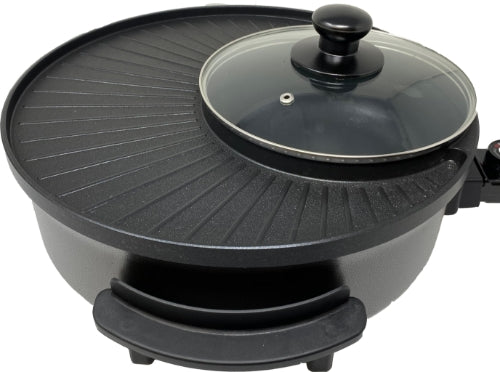 Sau Electric Hot Pot with BBQ Grill-鐵板燒火鍋電組合爐-1pcs-ELE208