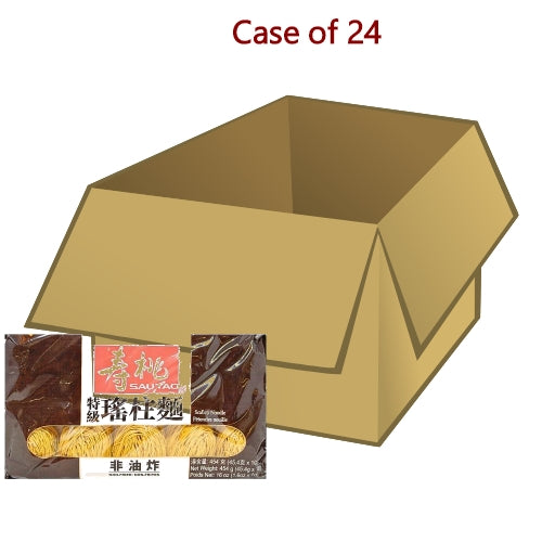 Load image into Gallery viewer, Sau Tao Scallop Noodle (Flat Pack)-壽桃牌(排裝)瑤柱麵-454g-DNOOST407-24
