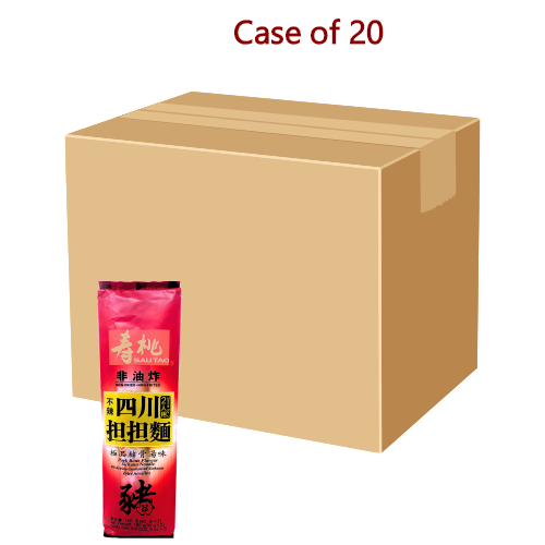 Sau Tao Sichuan Noodles - Pork Bone-壽桃牌四川担担麵 - 極品豬骨湯味-160g-INST203-20