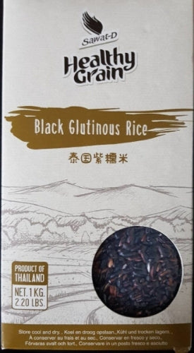 Sawat-D Black Glutinous Rice-黑糯米-1kg-RIC406