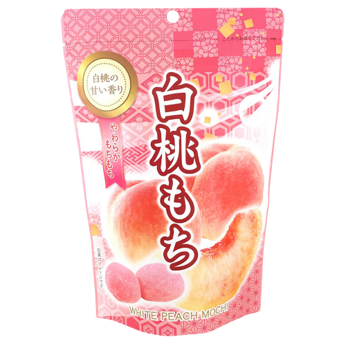 Seiki White Peach Mochi-Seiki 白桃味大福-130g-SNACSE101