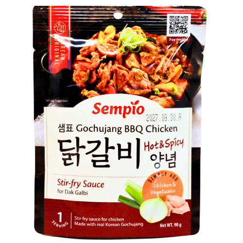 Sempio Gochujang BBQ Chicken Sauce-膳府韓式辣炒雞醬-90g-SAUSP101