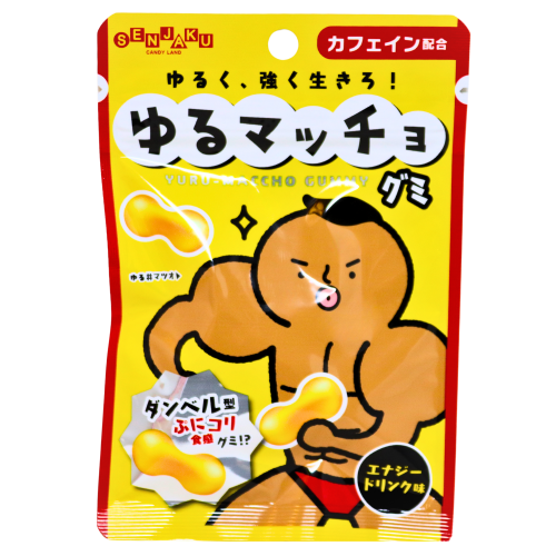 Senjaku Ame Yuru Maccho Gummy-千覺目強壯男子日本軟糖-30g-CANSJK101