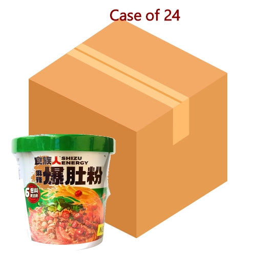 ShiZu Energy Mala Cup Vermicelli-食族人麻辣爆肚粉-130g-INSZ102-24