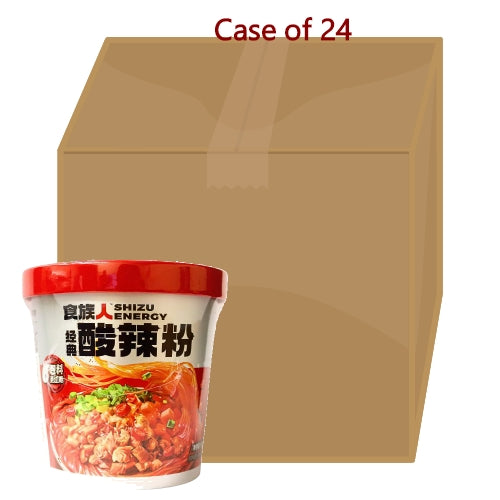 ShiZu Energy Sweet Potato Cup Noodle - Hot & Sour-食族人經典酸辣粉-130g-INSZ101-24