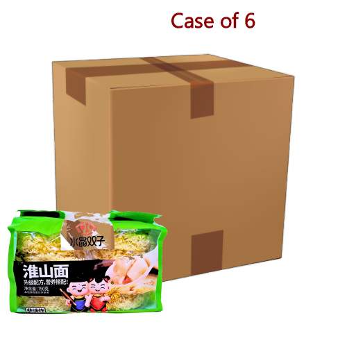 ShuangZhi Chinese Yam Noodle 750g-雙子牌淮山麵-750g-DNOOSZ105-6