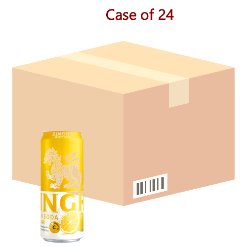 갤러리 뷰어에 이미지 로드, Singha Lemon Soda - Original-泰國勝獅檸檬汽泡水 - 原味-330ml-DRISI101-24
