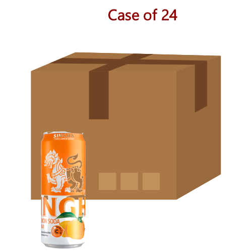 Singha Lemon Soda - Yuzu-泰國勝獅檸檬汽泡水 - 柚子-330ml-DRISI103-24