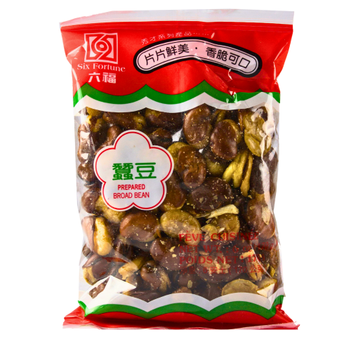 Load image into Gallery viewer, Six Fortune Prepared Broad Bean-六福蠶豆-170g-SNACSF101
