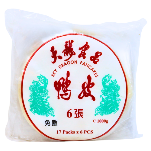 Sky Dragon Pancakes (6)-天龍六塊免数鴨皮-1000g-WRAP101