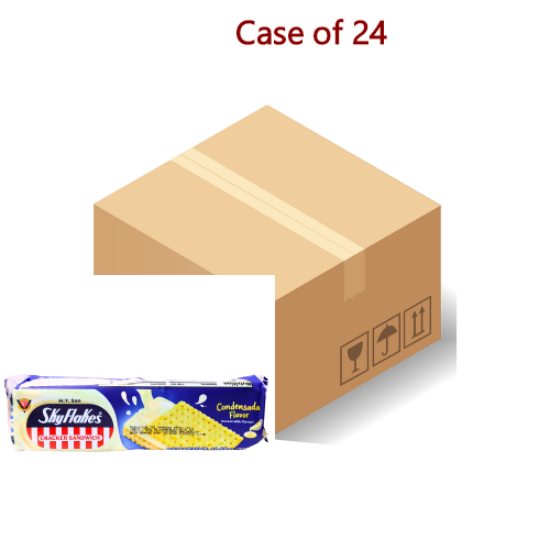 Sky Flakes Condensada (Sweet Milk) Cracker-空中霸王餅-奶油味-10_30g-BISSF108-24