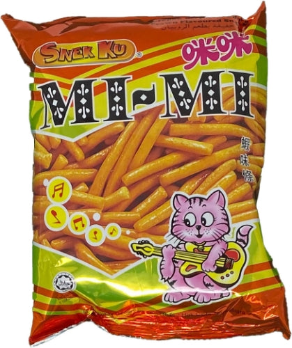 Load image into Gallery viewer, Snekku Mimi Snack - Prawn-咪咪蝦味條-8_25g-SNACSN105
