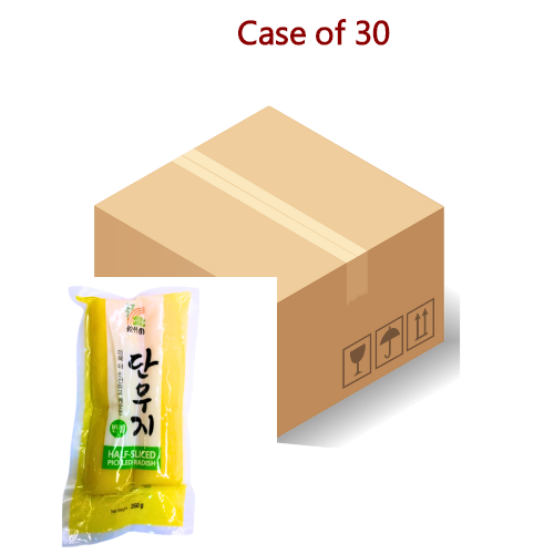 Songjukwon Pickled Radish (Half Cut)-松竹園調味大根(蘿蔔)-350g-PRE454-30