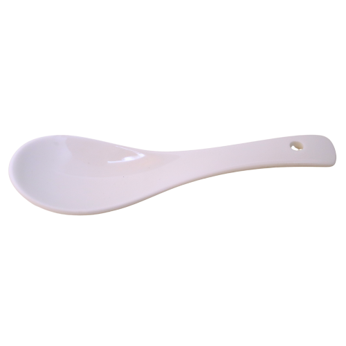 Soup Spoon Plain White-湯匙更-1pcs-KITCUT402