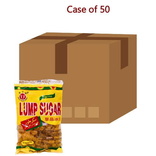 South Word Yellow Lump Sugar (Small)-南字牌單晶黃冰糖-400g-SUG313-50