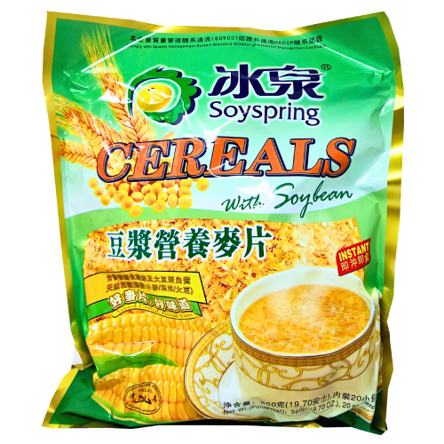 Soyspring Instant Soybean Nutritious Cereal-冰泉豆漿營養麥片-20_28g-CREAL124