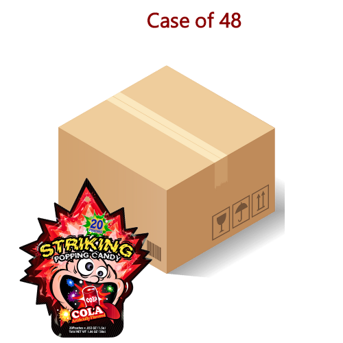 갤러리 뷰어에 이미지 로드, Striking Popping Candy - Cola-索勁爆炸糖-可樂味-30g-CANSK101-48
