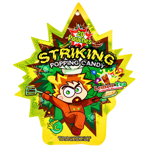 Striking Popping Candy - Lemon Tea-索勁爆炸糖-檸檬茶味-30g-CANSK112