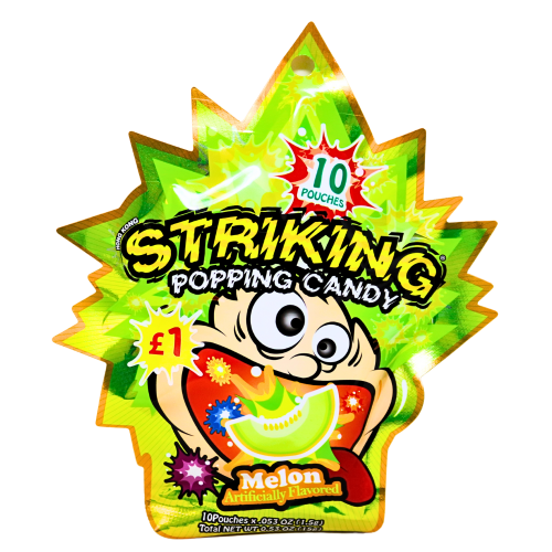 Striking Popping Candy - Melon-索勁爆炸糖-蜜瓜味-15g-CANSK110A
