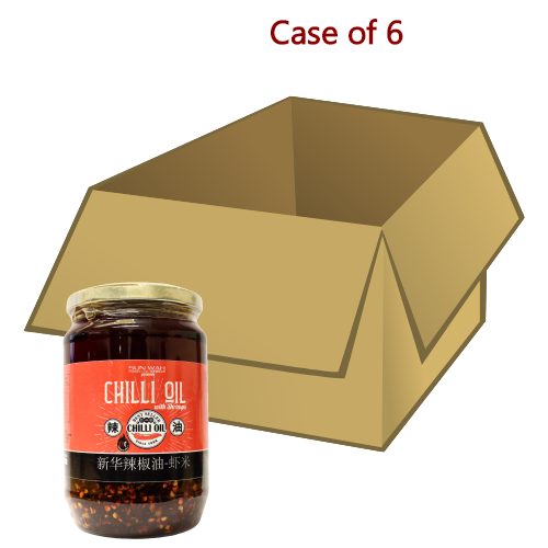 Sun Wah Chilli Oil with Shrimps 650g-新華辣椒油-蝦米-650g-CHISW201-6