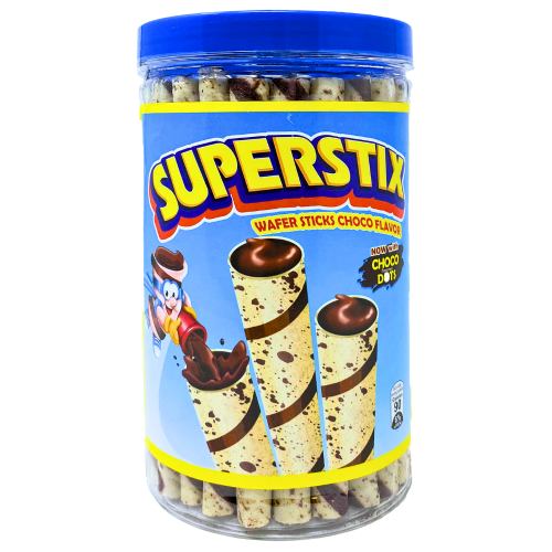 갤러리 뷰어에 이미지 로드, Superstix Wafer Stick - Chocolate-菲律賓巧克力夾心卷-346_5g-BISSS201
