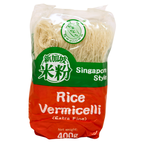 Swallows Singapore Rice Vermicelli-彩燕新加坡米粉-400g-NOO306