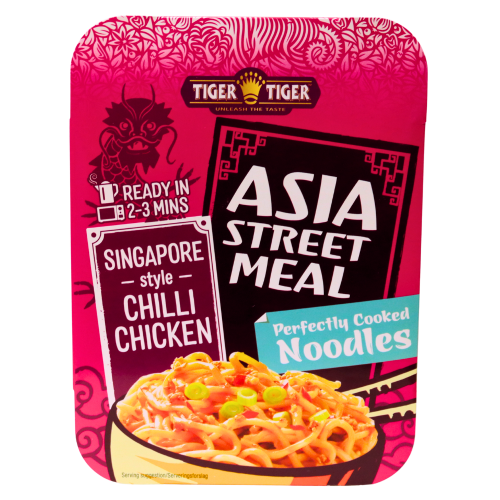 TT Singapore Style Street Noodles - Chilli Chicken-雙虎牌新加坡式街頭麵 - 辣子雞-272g-INTT252