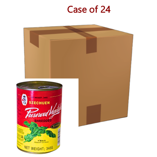 TYM Preserved Vegetable Shredded-太陽門四川榨菜絲-340g-PRE213-24