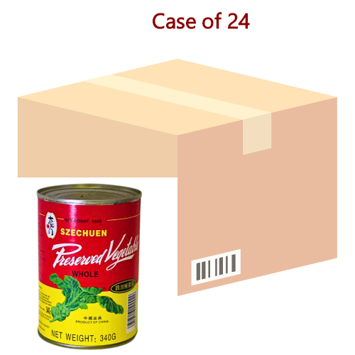 TYM Whole Preserved Vegetable-太陽門四川榨菜-340g-PRE214-24